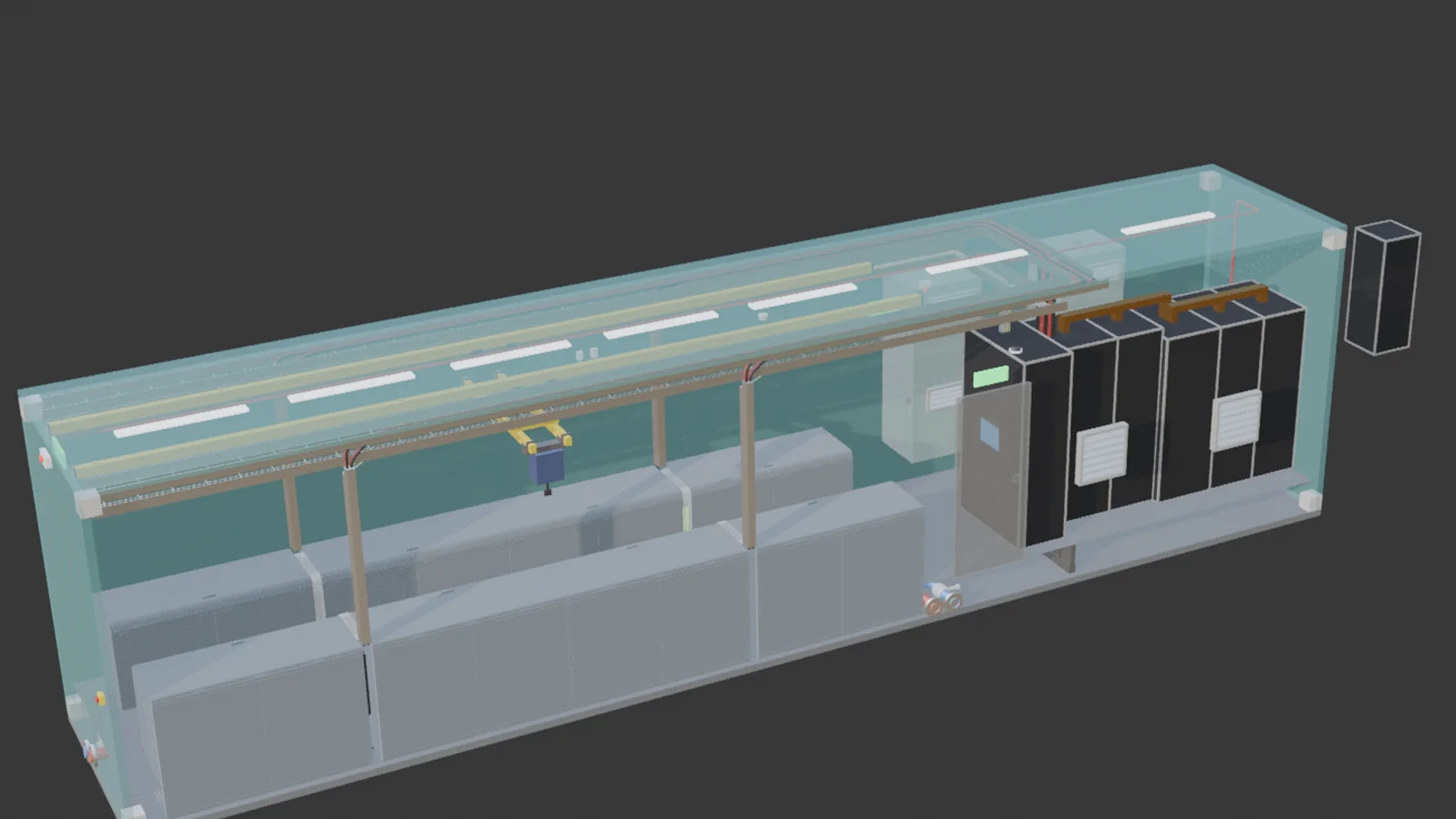 400 Immersion Cooling Container with UPS (I400C45)